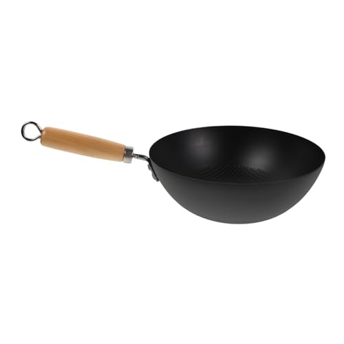 Cabilock Kleine Schmiedeeiserne Wokpfanne Flacher Boden Unbeschichtet Für Gasherd Schnelle Hitzeverteilung Haushalts Bratpfanne Ohne Deckel Cabilock Kleine Schmiedeeiserne Wokpfanne Flacher Boden Unbeschichtet Für Gasherd Schnelle Hitzeverteilung Haushalts Bratpfanne Ohne Deckel von Cabilock