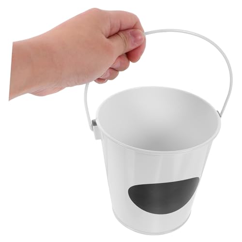 Cabilock Kleiner Desktop mülleimer aus Robustem Metall Kompakter Tischabfalleimer für Büro und Zuhause Platzsparender Papierkorb für Schreibtisch Wohnzimmer Badezimmer Vielseitiger von Cabilock