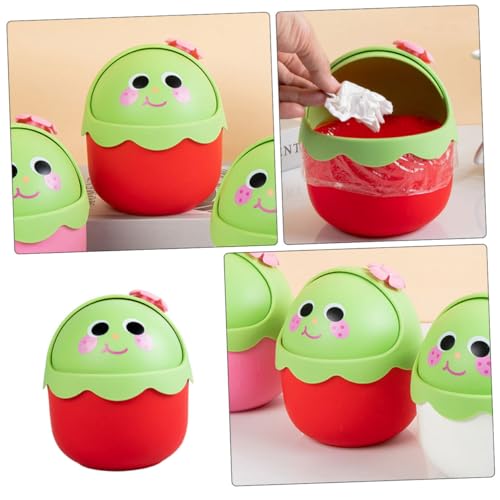 Cabilock Kleiner Desktop mülleimer aus Robustem PP Kompakt und Leicht mit Praktischem Flip deckel für Büro Schreibtisch Stilvoller Roter Abfallbehälter für Platzsparende Müllentsorgung Cabilock Kleiner Desktop mülleimer aus Robustem PP Kompakt und Leicht mit Praktischem Flip deckel für Büro Schreibtisch Stilvoller Roter Abfallbehälter für Platzsparende Müllentsorgung von Cabilock