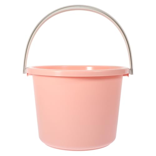 Cabilock Kleiner Kunststoff Eimer mit Griff Vielseitiger Wasserdichter Mini Wassertopf für Zuhause und Studentenwohnheim Langlebiger Tragbarer Putzeimer für Haushalt und Garten von Cabilock