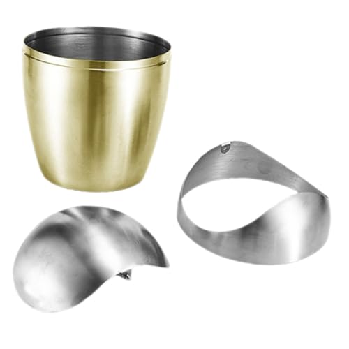 Cabilock Kleiner Tischmülleimer mit Deckel Kompakter Geruchsdichter Desktop Abfalleimer für Schlafzimmer Wohnzimmer Büro Platzsparend und Leicht zu Reinigen Goldfarben Cabilock Kleiner Tischmülleimer mit Deckel Kompakter Geruchsdichter Desktop Abfalleimer für Schlafzimmer Wohnzimmer Büro Platzsparend und Leicht zu Reinigen Goldfarben von Cabilock