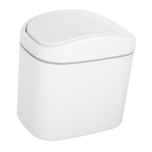 Cabilock Kleiner Tischmülleimer mit Schüttel Deckel Kompakter Desktop Abfalleimer für Büro und Zuhause Stabiler Kunststoff Modernes Design in Praktischer Mini Mülleimer für Schreibtisch Cabilock Kleiner Tischmülleimer mit Schüttel Deckel Kompakter Desktop Abfalleimer für Büro und Zuhause Stabiler Kunststoff Modernes Design in Praktischer Mini Mülleimer für Schreibtisch von Cabilock