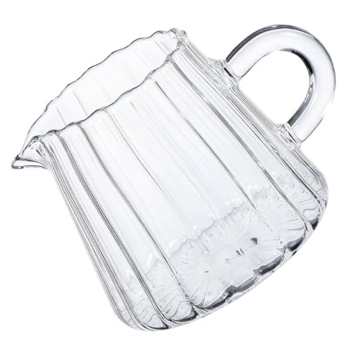 Cabilock Kleiner Transparenter Milchkrug aus mit Griff für Espresso für Heiße Tee und Kaffee Präziser Ausguss Tragbar und Robust Cabilock Kleiner Transparenter Milchkrug aus mit Griff für Espresso für Heiße Tee und Kaffee Präziser Ausguss Tragbar und Robust von Cabilock