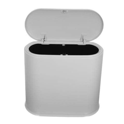 Cabilock Klemmdruckmüll Moderner Müll können Mülleimer im Badezimmer Mülleimer Badezimmer mit Deckel Müllkörbe für Mülltonne Mülldose für Plastik Hellgrau Cabilock Klemmdruckmüll Moderner Müll können Mülleimer im Badezimmer Mülleimer Badezimmer mit Deckel Müllkörbe für Mülltonne Mülldose für Plastik Hellgrau von Cabilock