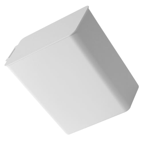 Cabilock Kompakter Mini mülleimer mit Klappdeckel aus Robustem PP Praktischer Papierkorb für Schreibtisch und Badezimmer Kleiner Abfalleimer für Büro Wohnzimmer zur Abfallorganisation von Cabilock