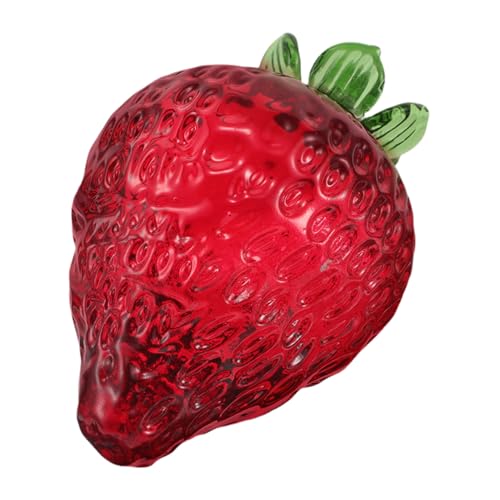 Cabilock Kristall Erdbeer Dekoration aus Klarem Glas Handpolierte Kristallfigur Strahlendes Schmuckstück für Schreibtisch oder Nachttisch Kinderfreundliches Frühlingsgeschenk Kreative Cabilock Kristall Erdbeer Dekoration aus Klarem Glas Handpolierte Kristallfigur Strahlendes Schmuckstück für Schreibtisch oder Nachttisch Kinderfreundliches Frühlingsgeschenk Kreative von Cabilock