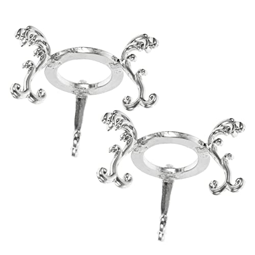 Cabilock Kristallkugel Kugel Metallkugeln Basis Halter Ständer Kugel Eisen Stativ Ständer Home Halter Dekor Silber 2 Stücke 5. 2X5x3. 2Cm Cabilock Kristallkugel Kugel Metallkugeln Basis Halter Ständer Kugel Eisen Stativ Ständer Home Halter Dekor Silber 2 Stücke 5. 2X5x3. 2Cm von Cabilock