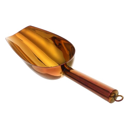 Cabilock Küchen Schaufel mit Rundgriff und Haken Vielseitig für Eis Mehl Getreide Robuste Profi Küchenhilfe Platzsparend zum Aufhängen Rostfrei und Langlebig von Cabilock