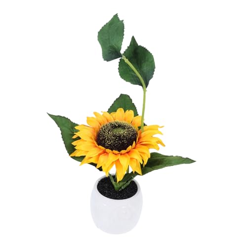 Cabilock Künstliche Sonnenblumen Im Topf Dekorativer Bonsai Mit Realistischer Für Tisch Und Küchendekoration Ideal Für Hochzeiten Und Partys 082934 Keramiktopf Cabilock Künstliche Sonnenblumen Im Topf Dekorativer Bonsai Mit Realistischer Für Tisch Und Küchendekoration Ideal Für Hochzeiten Und Partys 082934 Keramiktopf von Cabilock