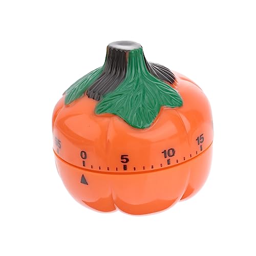 Cabilock Küchenwecker Mit Pumpkin-Design Mechanischer Timer Für Hausgebrauch Zum Kochen Backen Und Zeitmanagement Der Küche Orange von Cabilock