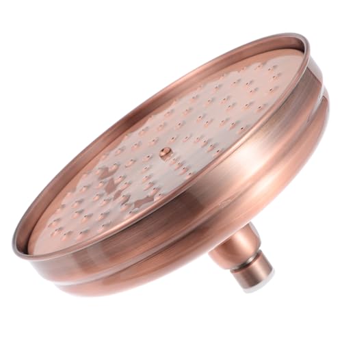 Cabilock Kupfer Duschkopf Round Dusche Sprinkler Niederschlag Duschkopf Retro Bad Regen für Zuhause von Cabilock