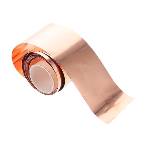 Cabilock Kupferfolie Rolle Dünne Kupferblechrolle für DIY Elektrikprojekte Vielseitige Kupferfolie für Basteln und Industrielle Anwendungen Cabilock Kupferfolie Rolle Dünne Kupferblechrolle für DIY Elektrikprojekte Vielseitige Kupferfolie für Basteln und Industrielle Anwendungen von Cabilock