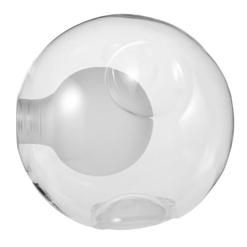 Cabilock Lampenschirm Doppelglas Kugelform Warmes Licht Staubschutz Schraubsockel Ersatz für Deckenleuchte Pendelleuchte Kronleuchter Wohnzimmer von Cabilock