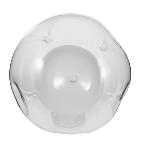Cabilock Lampenschirm Ersatz Kugel Fach Transparenter Milchglas Kugel Lampenschirm für Hängelampe Wohnzimmer Deckenleuchte von Cabilock