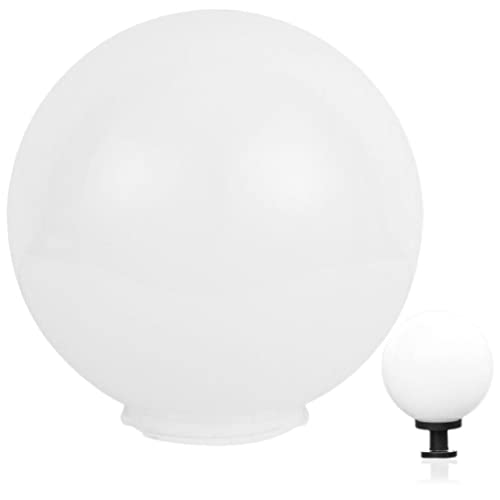 Cabilock Lampenschirm Kugel Kunststoff Lampenschirme Garten Licht Ball Runde Strassenlicht Ersatzschirm Lampe Abdeckung Lampe Schatten für Wandlampe Stehlampe Schirm 20cm von Cabilock