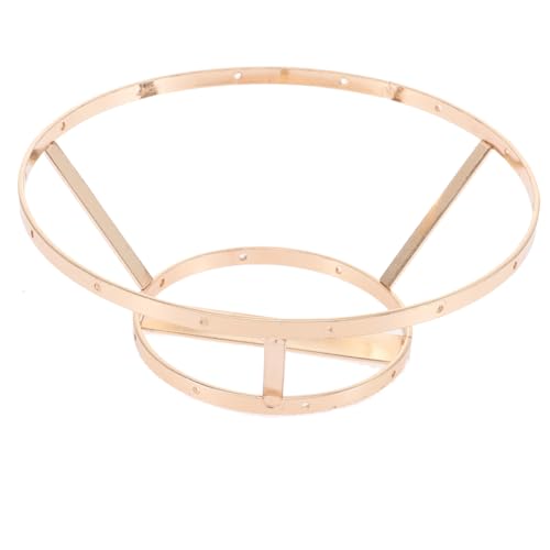 Cabilock Lampenschirm Metallrahmen Doppelstock Gold Øcm DIY Lampenschirm Gestell für Tischlampe Nachttischlampe mit Perforation Rostbeständig und Robust für DIY Leuchten und Kronleuchter Cabilock Lampenschirm Metallrahmen Doppelstock Gold Øcm DIY Lampenschirm Gestell für Tischlampe Nachttischlampe mit Perforation Rostbeständig und Robust für DIY Leuchten und Kronleuchter von Cabilock