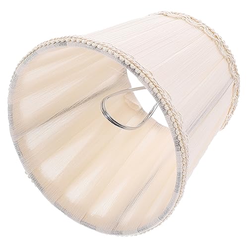 Cabilock Lampenschirm aus Stoff Dekorativer Stabiler Lampenschirm für Tischlampe Stehlampe Kronleuchter und Wandlampe Weiches Licht Vielseitig Einsetzbar Schlichtes Design von Cabilock