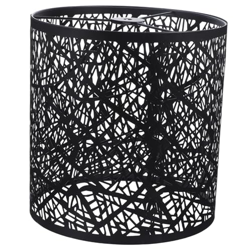Cabilock Lampenschirm mit Hohlem Design Moderner Lampenschirm für Tischlampen Einfache Installation Schwarzer Eisenlampenschirm für Wohnzimmer und Schlafzimmer Cabilock Lampenschirm mit Hohlem Design Moderner Lampenschirm für Tischlampen Einfache Installation Schwarzer Eisenlampenschirm für Wohnzimmer und Schlafzimmer von Cabilock