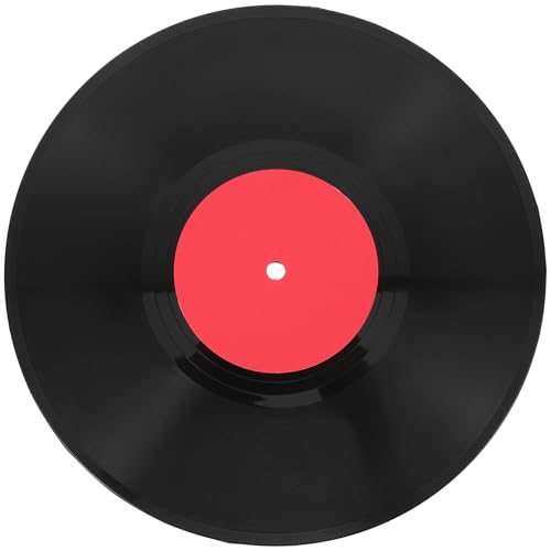 Cabilock Leere Vinyl-Schallplatten Wanddekoration Groß 30 5 Cm 1950Er-Jahre-Rock-And-Roll-Musik Party-Dekoration Gefälschte Vinyl-Schallplatten Leere Retro-Wandaufkleber von Cabilock