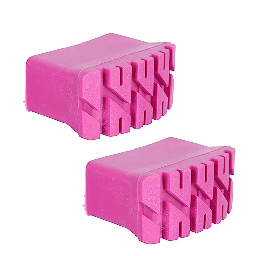 Cabilock Leiterfüße Leiter Füße Gummifüße: 2 Stücke Ersatz Leiterkappen Fußkappen Füße Ersatz Gummifüße Holzleiter Schutzkappen Rutschfeste Füße für Leiter Ersatzteile 14AP841Z056M2V1QR Rosy 7x5cm von Cabilock