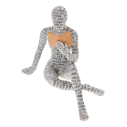 Cabilock Lesende Frau Skulptur Resin Figurine Moderne Abstrakte Buchliebhaber Dekoration für Bücherregal Wohnzimmer Büro Schlafzimmer Deko Kunstwerk aus Harz Cabilock Lesende Frau Skulptur Resin Figurine Moderne Abstrakte Buchliebhaber Dekoration für Bücherregal Wohnzimmer Büro Schlafzimmer Deko Kunstwerk aus Harz von Cabilock