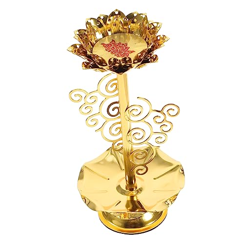 Cabilock Lotus Kerzenhalter aus Legierung Goldener Teelichthalter für Buddha und Moderne Tischdekoration Wohnaccessoires mit Filigranem Design und Langlebigem Material Cabilock Lotus Kerzenhalter aus Legierung Goldener Teelichthalter für Buddha und Moderne Tischdekoration Wohnaccessoires mit Filigranem Design und Langlebigem Material von Cabilock