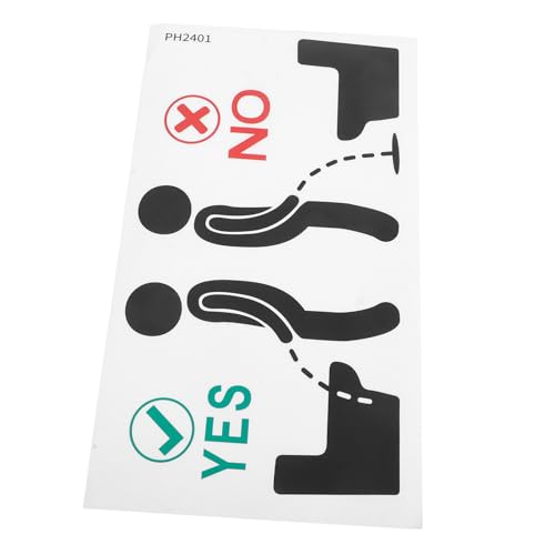 Cabilock Lustiger Toilettenaufkleber für Badezimmer Dekorativer Wandsticker Selbstklebend für Fliesen Einfach Anzubringen Fördert Verhalten Vielseitig Einsetzbar für Männer Frauen Cabilock Lustiger Toilettenaufkleber für Badezimmer Dekorativer Wandsticker Selbstklebend für Fliesen Einfach Anzubringen Fördert Verhalten Vielseitig Einsetzbar für Männer Frauen von Cabilock