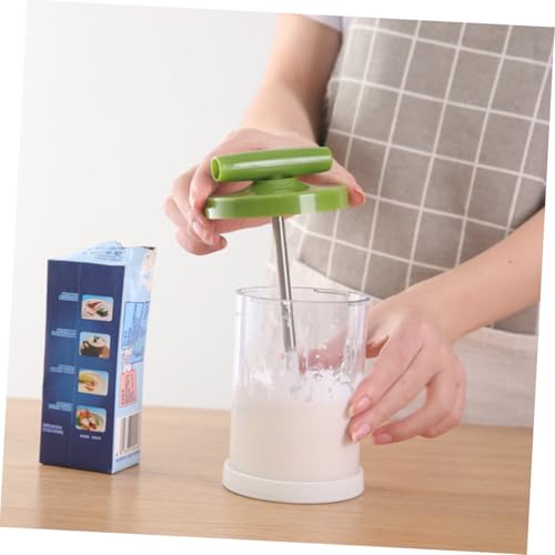 Cabilock Manueller Milchaufschäumer Handpumpe Milchmixer für Backen und Kaffee Tragbarer Hand milchaufschäumer mit Anti rutsch für Cappuccino Latte Hot und Outdoor einsatz von Cabilock