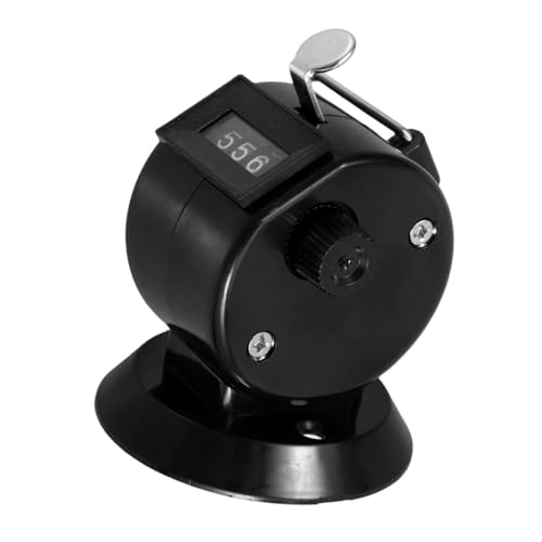 Cabilock Manueller Zähler Klickzähler Schalter Manueller Gegenklicker Mechanischer Zähler Handzähler Clicker Fingerzähler-clicker Klicker Zählen Click-counter-handheld Plastik Black von Cabilock
