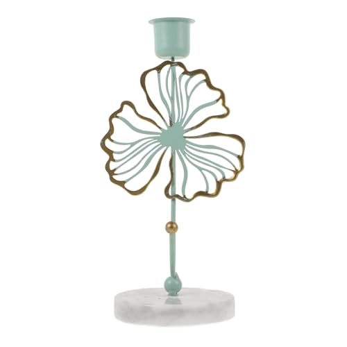 Cabilock Marmordekorationen Kerzenhalter für den Esstisch Candlestick Dekoration Tischdekoration Tischleuchter-Ornament Candlestick Tabletop Arrangement Grün von Cabilock