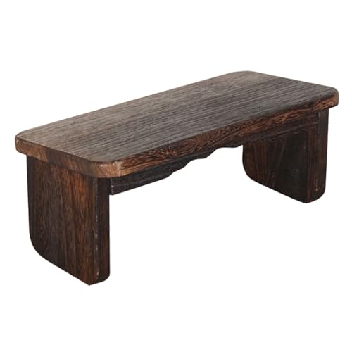 Cabilock Massivholzmeditationshocker Tempelhocker Aus Holz Meditationssitzbank Meditationsbank Kniend Zen-hocker Gebetsbank Aus Holz Kniender Hocker Zum Gebet Kniebank Hölzern Kaffee von Cabilock