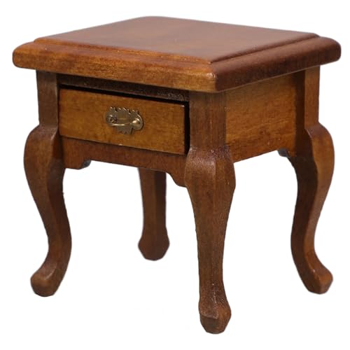 Cabilock Maßstab mit Schublade Realistisches Holz Seitenschrankmodell für Wohnzimmer Schlafzimmer Vielseitiger Kleiner Beistelltisch für Puppenhausmöbel Cabilock Maßstab mit Schublade Realistisches Holz Seitenschrankmodell für Wohnzimmer Schlafzimmer Vielseitiger Kleiner Beistelltisch für Puppenhausmöbel von Cabilock