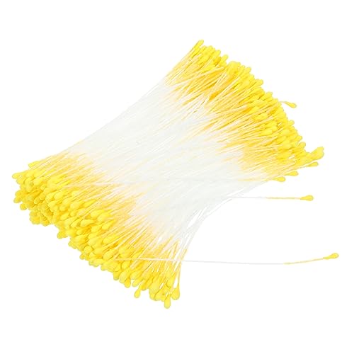 Cabilock Matte Gelbe Staubblätter Doppelköpfe für Künstliche Blumenherstellung DIY Floristik Bastelprojekte Geeignet Cabilock Matte Gelbe Staubblätter Doppelköpfe für Künstliche Blumenherstellung DIY Floristik Bastelprojekte Geeignet von Cabilock