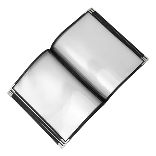 Cabilock Menüordner Transparenter Menüeinband Menühalter Buchauswahl Menüeinbände Menübuch Menühülle Für Café Menüordner Reißfester Menüeinband Menümappe Ordner Menüschutz Pvc von Cabilock