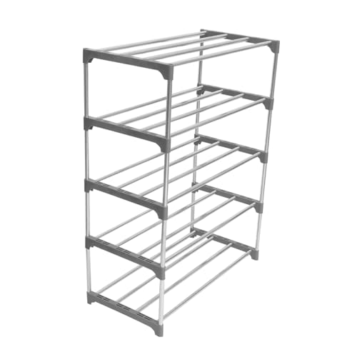 Cabilock Metal Schuhregal Lagig aus Metall Platzsparendes Schuhaufbewahrungsregal für Schlafzimmer und Wohnheim Stabiler Schuhorganizer mit Rutschfestem Design für Ordentliche Schuhablage Cabilock Metal Schuhregal Lagig aus Metall Platzsparendes Schuhaufbewahrungsregal für Schlafzimmer und Wohnheim Stabiler Schuhorganizer mit Rutschfestem Design für Ordentliche Schuhablage von Cabilock