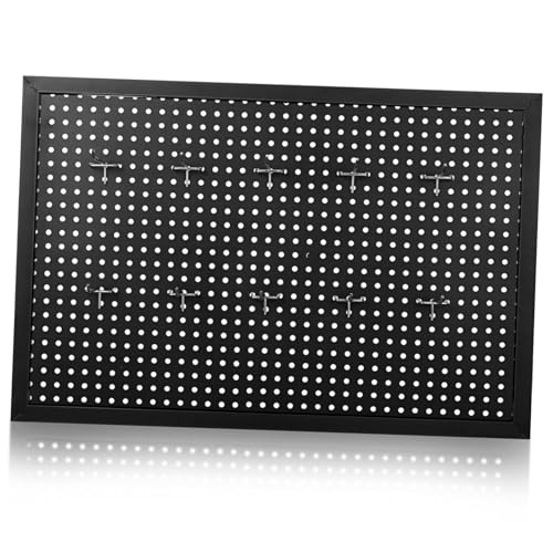 Cabilock Metall pegboard wandregal Schwarz Stabiles Lochplatten aufbewahrungssystem mit Vielseitigen Haken für Werkstatt Bastelraum Garage Effiziente Werkzeug Materialorganisation Cabilock Metall pegboard wandregal Schwarz Stabiles Lochplatten aufbewahrungssystem mit Vielseitigen Haken für Werkstatt Bastelraum Garage Effiziente Werkzeug Materialorganisation von Cabilock