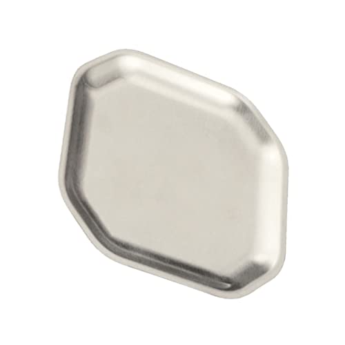 Cabilock Metallgeschirr Edelstahl Tablett Essenstablett Bereiten Sie Platter Snack Platte 12cm Quadratisch Glatte Runde Kanten Cabilock Metallgeschirr Edelstahl Tablett Essenstablett Bereiten Sie Platter Snack Platte 12cm Quadratisch Glatte Runde Kanten von Cabilock
