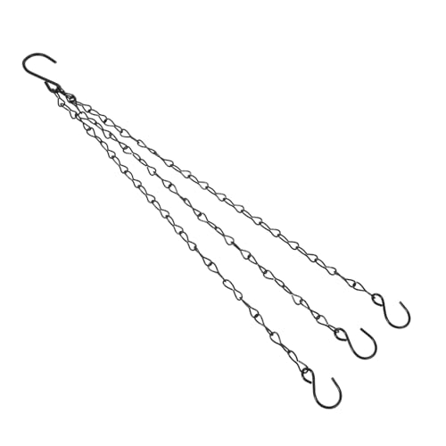 Cabilock Metallkette für Blumentopf Hängend mit Haken Hohe Tragkraft Stabile Struktur Installieren Gartenpflanzen Hängekorb Ersatzkette Schwarz Cabilock Metallkette für Blumentopf Hängend mit Haken Hohe Tragkraft Stabile Struktur Installieren Gartenpflanzen Hängekorb Ersatzkette Schwarz von Cabilock