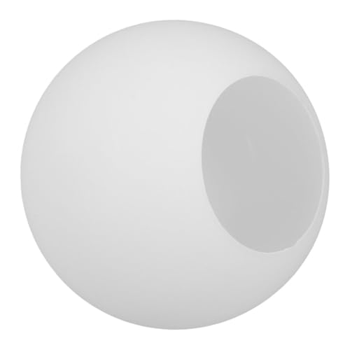 Cabilock Milchweißer Glasschirm Kugel Lampenschirm Mattes Glas Ersatzschirm für Deckenleuchte Wohnzimmer Esszimmer Schlafzimmer Ø Aufnahme Einfache Montage Langlebig von Cabilock