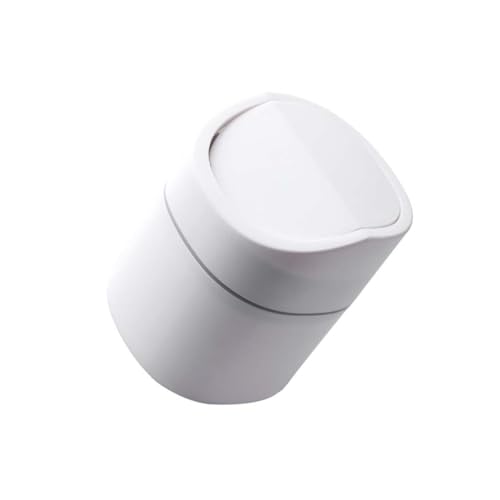 Cabilock Mini Desktop Abfalleimer mit Deckel Kompakter Weißer Abfallbehälter aus PP Material Rostfrei Tragbar für Büro Auto Bad Küche und Schlafzimmer Praktischer Abfallbehälter für Cabilock Mini Desktop Abfalleimer mit Deckel Kompakter Weißer Abfallbehälter aus PP Material Rostfrei Tragbar für Büro Auto Bad Küche und Schlafzimmer Praktischer Abfallbehälter für von Cabilock
