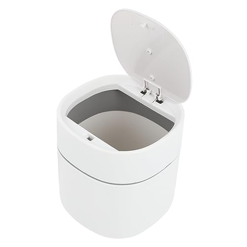 Cabilock Mini Desktop Mülleimer mit Deckel Praktischer Abfallbehälter für Büro Bad Kinderzimmer und Hochwertiger Langlebiger zur Aufbewahrung von Abfällen Sauberkeit Am Arbeitsplatz von Cabilock