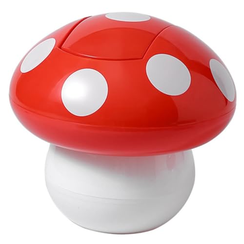 Cabilock Mini Desktop Mülleimer mit Deckel Süßer Roter Pilz abfallbehälter für Büro und Kinderzimmer Geruchsdicht Vielseitiger Papierkorb für Schreibtisch und Haushaltsnutzung Cabilock Mini Desktop Mülleimer mit Deckel Süßer Roter Pilz abfallbehälter für Büro und Kinderzimmer Geruchsdicht Vielseitiger Papierkorb für Schreibtisch und Haushaltsnutzung von Cabilock