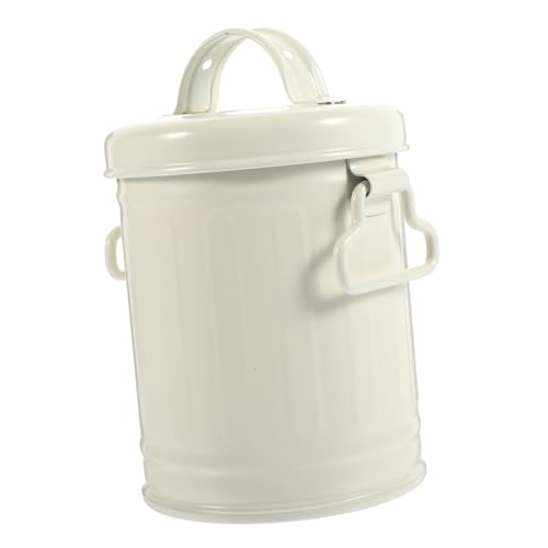 Cabilock Mini Desktop Mülleimer mit Deckel aus Stabilem Metall Multifunktionaler Stiftehalter und Aufbewahrungsbehälter für Schreibtisch Kosmetik und Büro Platzsparend und Dekorativ Weiß Cabilock Mini Desktop Mülleimer mit Deckel aus Stabilem Metall Multifunktionaler Stiftehalter und Aufbewahrungsbehälter für Schreibtisch Kosmetik und Büro Platzsparend und Dekorativ Weiß von Cabilock