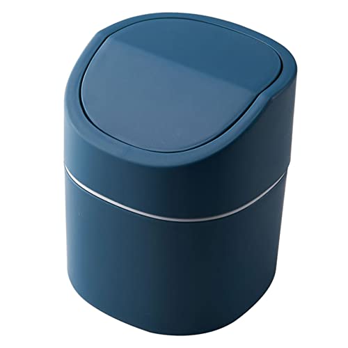 Cabilock Mini Desktop Mülleimer mit Klappdeckel Kompakter Tischabfalleimer aus Praktischem Material Platzsparend für Küche Büro Bad und Auto Bunter Schreibtisch Abfallbehälter mit Breiter Cabilock Mini Desktop Mülleimer mit Klappdeckel Kompakter Tischabfalleimer aus Praktischem Material Platzsparend für Küche Büro Bad und Auto Bunter Schreibtisch Abfallbehälter mit Breiter von Cabilock