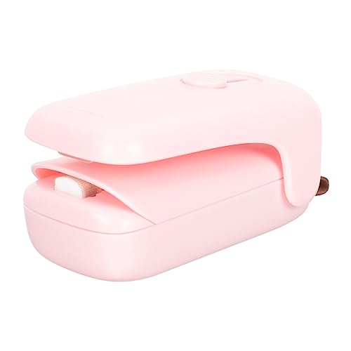 Cabilock Mini Handlicher Food Bag Sealer Tragbarer Mini Heat Sealer für Snacks Obstbeutel Luftdicht Frischhaltend mit Magnetisch für Einhandbedienung und Vielseitige Plastiktüten von Cabilock