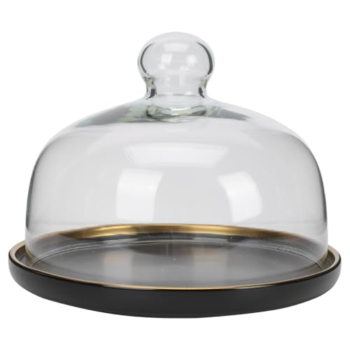 Cabilock Mini Kuchenglocke Glas Tortenglocke Kuchenständer Käseglocke mit Keramik Teller Torten Lebensmittel Rose Glashaube Gastgeschenk Box für Hochzeit Torten Kuchen Dessert Cabilock Mini Kuchenglocke Glas Tortenglocke Kuchenständer Käseglocke mit Keramik Teller Torten Lebensmittel Rose Glashaube Gastgeschenk Box für Hochzeit Torten Kuchen Dessert von Cabilock