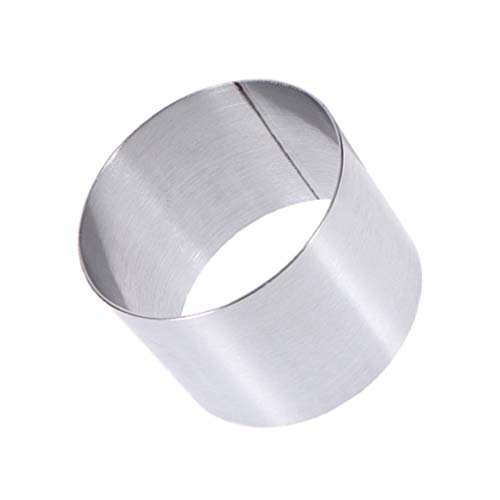 Cabilock Mini Tortenring Edelstahl Kuchenring Runde Backform Ausstechform Backrahmen Plätzchen Ring Plätzchenformen für Keks Gebäck Weihnachten Hochzeit Party Tortenkreationen Cabilock Mini Tortenring Edelstahl Kuchenring Runde Backform Ausstechform Backrahmen Plätzchen Ring Plätzchenformen für Keks Gebäck Weihnachten Hochzeit Party Tortenkreationen von Cabilock