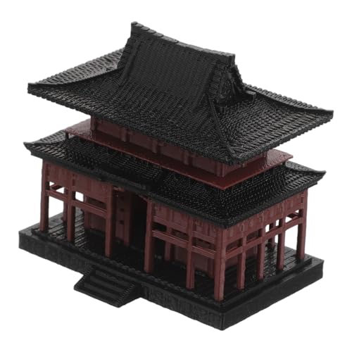 Cabilock Miniatur Chinesischer Pavillon Aquarium Deko Handgefertigte Antike Gebäude Figur Micro Landschafts Ornament Fischbecken Dekoration Fade Resistent Langlebig von Cabilock