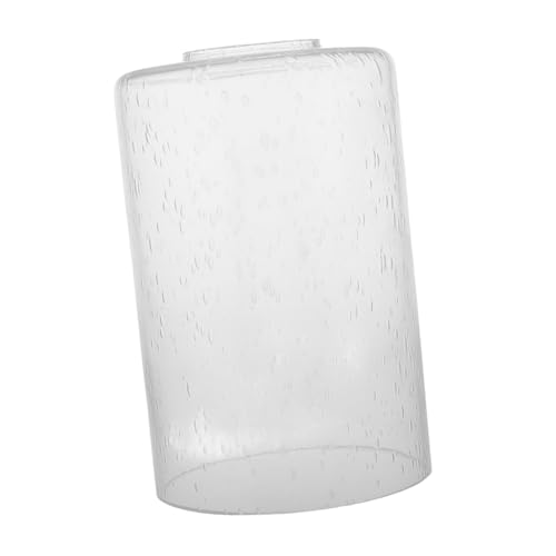 Cabilock Moderner Lampenschirm aus Transparentem Blasenglas Zylindrische Lampenabdeckung für Steh und Wandleuchten Einfache Montage Dekorative Ersatzglas Hülle für Stilvolle Beleuchtung von Cabilock