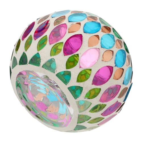 Cabilock Buntes Mosaik Glas Teelichthalter Elegante Kerzenständer Für Romantische Anlässe Hochzeiten Und Wohnraumdekoration Als Für Familie Und Freunde von Cabilock